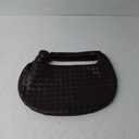 Knotted Woven Leather Handbags Tote with Detachable Bow For Women, Trendy Hobo Dumpling Purse Bag 2024.
