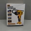 Tire Inflator Air Compressor Compatible with DeWalt 20V Battery Power, LIVOWALNY 160PSI Cordless Portable Electric Air Pump with Digital Pressure Gauge for Car Motorcycles Bike Ball Auto (No Battery)