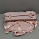 LOVEVOOK Small Backpack Purse for Women, Mini Puffer Backpack with Anti-theft Pocket, Lightweight Quilted Casual Daypack for Daily Work & Travel (Large, Pink)