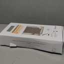 Jilron 100% Blackout Curtains Patio Door Curtain Accordion Door Sliding Door Curtains Extra Wide Blackout Curtains Used for Room Divider (Off-White 98" W x 106" L)