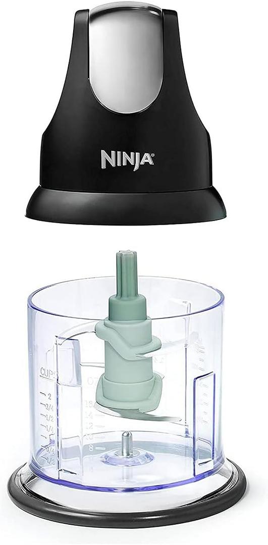 Ninja Food Chopper Express Chop with 200-Watt, 16-Ounce Bowl for Mincing, Chopping, Grinding, Blending and Meal Prep (NJ110GR) (limited-edition)