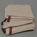 Homaxy 100% Cotton Waffle Weave Kitchen Dish Cloths, Ultra Soft Absorbent Quick Drying Dish Towels, 12 x 12 Inches, 6-Pack, Beige