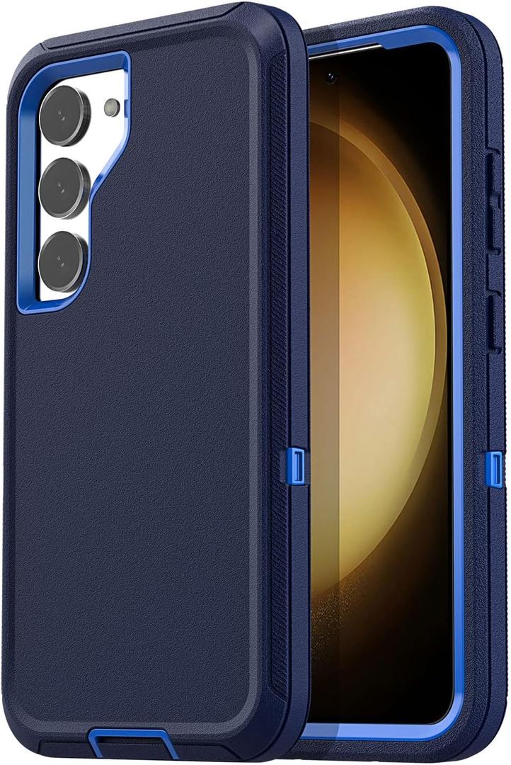 AICase for Galaxy S23 Plus Case Heavy Duty Drop Protection Full Body Rugged Shockproof/Dust Proof 3-Layer Military Protective Durable for Samsung S23+_4 (Admiral Blue)