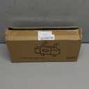 Multifunctional Car Back Seat Organizer, Cup Holders, Headrest Storage, High-Capacity Tissue Box, Quality PU Leather Seat Back Protector, Black, 12.8 x 3.3 x 4.5 in