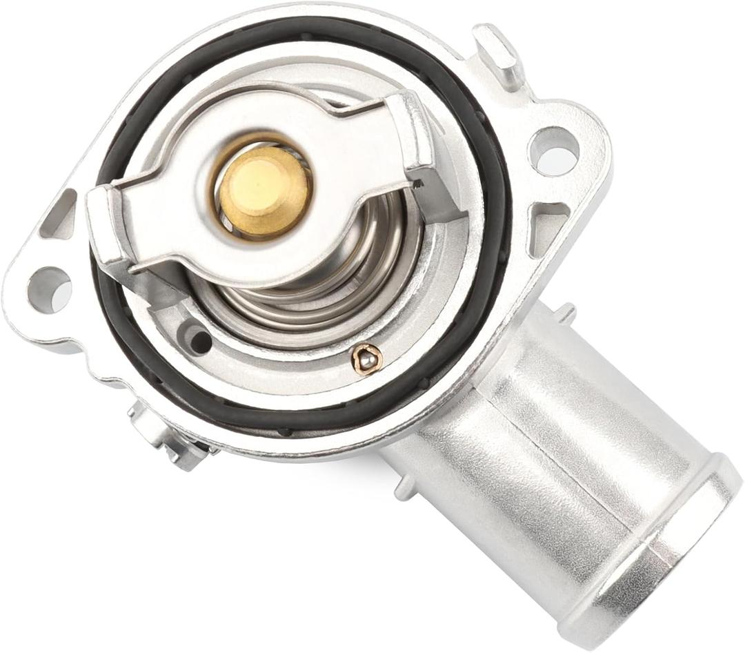 Aluminium Thermostat Housing Compatible with Chrysler Dodge Jeep 3.6 3.2L - 2011-2016 Town & Country, 2011-2020 Grand Caravan, 2011-2019 Journey, 2014-2022 Cherokee - 902-3036XD, 5184570AJ, 5184570AH