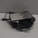T-fal Compact Sandwich Maker, Stainless Steel, Easy to Clean, Indicator Lights, Cool Touch Handle, Grilled Cheese, Panini, 625 Watts, Black