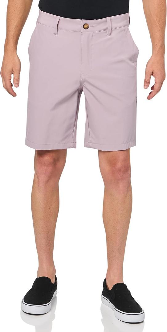UNIONBAY Men's Ub Tech 9" Stretch Flat Front Classic Chino (36, Poi)