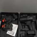 NovorikX 20V Cordless Mini Turbo Leaf Blower, 30000RPM Handheld Snow Blower with 2 X 3.0Ah Batteries & Charger, Ultra-Light, 55m/s for Car/Lawn/Garage Cleaning and Snow Removal