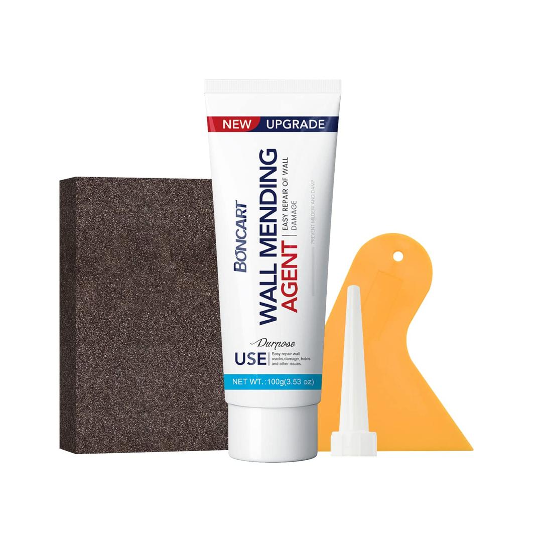BONCART Spackle Wall Repair Kit, Wall Mending Agent Putty with Tools