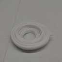 TMH Premium Pure Silicone Kerf Weather Stripping Door Seal, Window and Door Frame Sealer Bulb/Ring Shape, White - 20 Feet