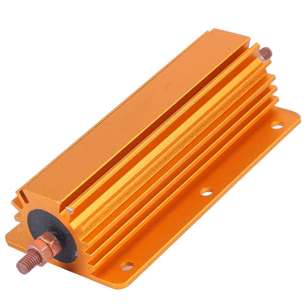 Aluminum Resistor, 200W 4R 4Ohm High Power Resistor with Screw Holes Industrial Eletrical Supplies 100 X 52 X 29mm