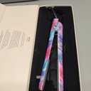 Eva NYC Healthy Heat Ceramic Styling Hair Iron, Flat Iron Hair Straightener with Far-Infrared, Hair Iron Straightener with Adjustable Heat, Straightening & Curling Tool, 1.25 Inches, Floral Frenzy