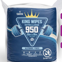 Tazza Gym Equip Wipes, 950 Count (3800 Total Wipes) - Durable, Pre-Saturated Gym Equipment & Surface Cleaning Wipes