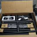 Double Rods Clothes Rack, Rolling Clothing Rack for Hanging Clothes Portable Wardrobe Rack, Metal Garment Rack Sturdy Coat Rack for Bedroom Laundry Living Room, Black