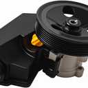 TUCAREST Power Steering Pump 96-38771 (For L6-4.0L;w/Reservoir w/Pulley) Compatible With 1997-2003 Je-ep Wrangler TJ, 1996-2001 Cherokee [OE# 20-38771 52087871 52087871AC 53010258AB 52087871AB]