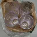 Tervis Clear & Colorful Tabletop Made in USA Double Walled Insulated Tumbler Travel Cup Keeps Drinks Cold & Hot, 16oz - 4pk, Clear