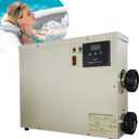 Upgrade Pool Heater-11KW 220V Thermostat Electric Swimming Pool Heater,Digital Touch Display Energy Efficient Pool Water Heater for Spa Relaxation, Bathtubs and Above Ground in-Ground Pools-11KW 220V