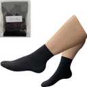 Presadee Closed Toe 15-20 mmHg Moderate Compression Foot Leg Ankle Sock Sleeve (Black, 5X-Large)