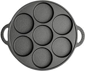 Cast Iron Biscuit Pan, Cake Muffin Pan (11 inch 7 Cup)