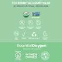 Essential Oxygen Certified BR Organic Brushing Rinse, All Natural Mouthwash for Whiter Teeth, Fresher Breath, and Happier Gums, Alcohol-Free Oral Care, Peppermint, 32 Ounce (32 Fl Oz (Pack of 1))