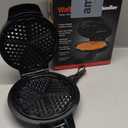 Mueller Heart 5 Waffle Maker, Norwegian Waffle Iron, Adjustable Browning Control & Nonstick, Cool Touch Handle, Easy to Clean, Small Kitchen Appliances