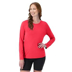 Hanes womens Sport Cool Dri Performance Long Sleeve T-shirt Shirt, Razzle Pink, Medium US M