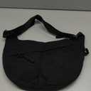 Crossbody Nylon Crescent Bag for Women - Lightweight Small Hobo With 2 Pack Inner Dumpling Bag - Casual