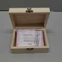 52 Pcs Pink Graduation Advice and Wishes Cards Wooden Box Set with Hope and Advice Cards for High School and College Graduation Party Theme Activity Supplies Holiday Blessing Gifts