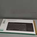 (Dual Mode) Rii RT518S Wireless and Bluetooth 2-LED Color Backlit Multimedia Keyboard with Multi-Touch Big Size Trackpad,Rechargable Keyboard for Android TV Box,PC,Tablets,Smart TV, HTPC, IPTV,Windows
