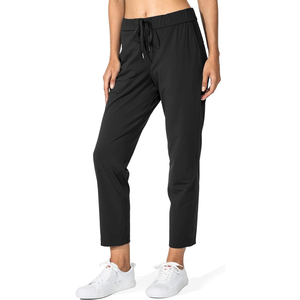G Gradual Women's Pants with Deep Pockets 7/8 Stretch Ankle Sweatpants for Golf, Athletic, Lounge, Travel, Work L