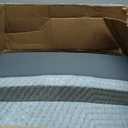 CH Charme House Folding Mattress, 4 Inch Single Tri Folding Memory Foam Mattress for Camping Guest Bed, Washable Cover & Non-Slip Bottom, 75" x 25" x 4", Grey