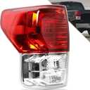 Tail Light Assembly Compatible With 2010-2013 Toyota Tundra Left Driver Side Side Rear Taillight Replace 815600C090 TO2800183