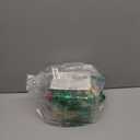 JOYIN 42 Pcs Gift Bows Assortment for Christmas with 36 Multi-Colored Assorted Size Self Adhesive Bows, 4 Tinsel and 2 Curly for Gift Wrapping, Christmas Wrapping Ribbon (3 Sizes) (Green,red,gold)