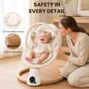 Electric Baby Swing for Infants Newborn with 5 Motions & 12 Melodies