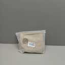 FRAMICS Farmhouse Valance Curtains, Boho Cotton Linen Kitchen Valance, Rustic Button Window Valances for Kitchen Bathroom Bedroom, Country Rod Pocket Valances for Windows, Linen Color, 52 x 18 Inch