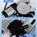 PANNUOSCS Window Motor and Regulator Assembly 741-644 741-645 Driver and Passenger Window Regulator for 1999-2006 Cadillac Escalade Chevy Avalanche Silverado Suburban Tahoe GMC Sierra Yukon