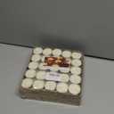 Tea Lights Candles, 50 Pack Colorful Tealights Paraffin Pressed Wax About 2 Hours Burn Time for Travel, Centerpiece, Decorative, Gifts, Happy Birthday, New Year (White)