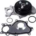 AW6654 Water Pump Kit w/Gasket (4 Bolt Flange,For 3.7L Naturally Aspirated) Fit For Fo-rd 11-14 F-150,11-17 Mustang,15-19 Transit-150 Transit-250 Transit-350 (Replace # BR3Z8501G BR3Z8501N)