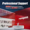 Vepagoo PM4041 Front Hood Struts Shock Compatible with 2015-2023 Ford Edge SE/SEL Plus/ST/ST-Line/Titanium Sport Utility 4-Door Hood, Bonnet Lift Support Replacement FT4BR16C826AC, FT4Z16C826A