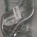 NBUUNBU Clear Heels for Women Sexy Platform High Kitten Heel Transparent Straps Shoes Square Toe Stiletto Comfortable Sandals Mules Pumps, Size 41