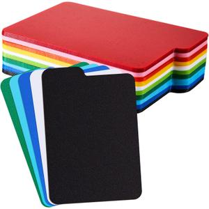 Lewtemi Card Dividers PP Trading Card Page Dividers Playing Separator for Office and Sports Gathering Storage Supplies, 2.6 x 3.8 Inch, 10 Colors(Multicolor,50 Pcs) (['White', 'Red', 'Dark Red', 'Yellow', 'Blue', Blue', 'Light 'Green', Green', 'Pink', 'Orange'])