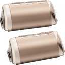 Ventilation Air Vent Deflector - Magnetic and Adjustable 10-14 Inches for Floor Vents, Home, sidewall, Office or Ceiling Registers (2pcs), Black