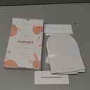 KOSKIMER 2Pcs Wedding Signs for Ceremony and Reception, 5"x7" White Acrylic Wedding Reception Signs, Guest Book Sign with Stand, Cards and Gifts Sign (Set of 2)