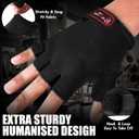 Weight Lifting Gloves with Wrist Wrap Support for Men & Women, Workout Gloves for Gym Training, Full Palm Protection, Anti-Slip Grip & Fitness Support, Small