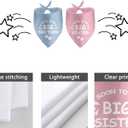 2 Pack Soon to Be Big Sister Brother Gender Reveal Baby Announcement Dog Bandana for Dogs Pet Accessories Dog Pet Lovers Pregnancy Ideas,  Neck Size 20 Inches