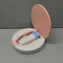 Travel Potty for Toddler Training - Foldable Seat for Boys & Girls - Portable Car Potty for Camping & Park (Pink)