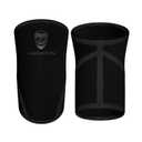 Gymreapers Knee Sleeves (1 Pair) with Gym Bag - IPF Approved - Support Compression Brace for Squats, Fitness, Weightlifting, Cross Training, Powerlifting - 7MM Neoprene Sleeves - For Men & Women (Black/Black, X-Large)