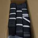 40FT Gravel Driveway Grid  1990 lbs/sq ft Load Geo Grid, HDPE Geocell Ground Stabilizer for Parking Pad, Sloped Yard, Backyard Paths  Easy DIY Installation with 32 Stakes & 40 Fasteners (Black)