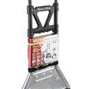 Olympia Tools 150 Lb Folding Hand Truck and Dolly with Telescoping Handle and Bungee Cord for Moving