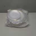 Rubtlamp 60Pcs Clear Plastic Plates, Clear Disposable Plates With Gold Rim, Heavy-duty Gold Plates, Hammered Party Plates Include 30Clear Dessert-Platos,30Dinner-Platos for Wedding, Party